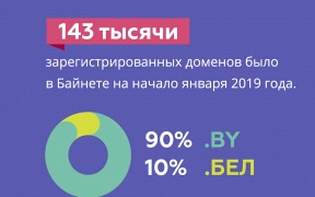 Белорусские домены растут быстрее общемирового уровня